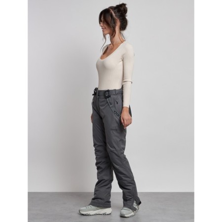 Semi -combinezone ski insulated female winter, size 44, color gray color-9