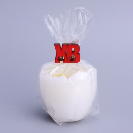 Decorative candle "Egg with yolk"-4