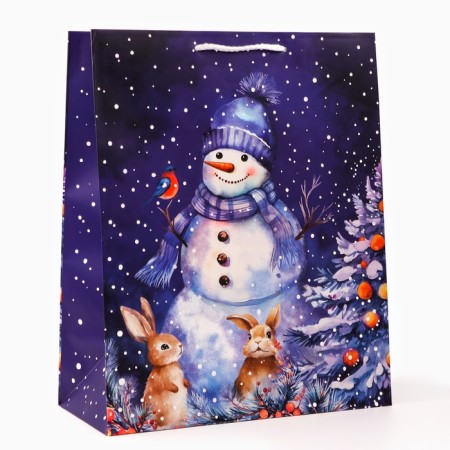 Gift package "Snowman in the forest", 26 x 32 x 12 cm-2