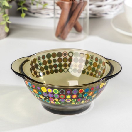 Boule up "Dyma. Circles "510 ml, d = 13.5 cm, brown color