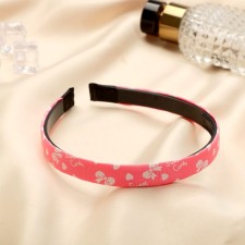 Molly hair rim of bows and hearts, 1.2 cm, mix