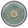 Largan Rishtan ceramics "Patterns", 31 cm, blue