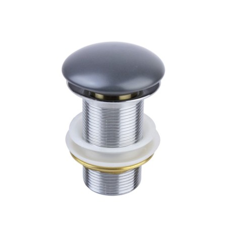 Bronze de Luxe 1002DGM bottom valve, for a shell, ceramics/brass, gray
