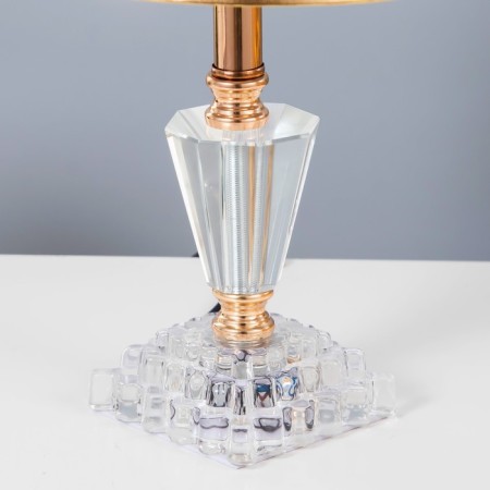 Board lamp with "Michelle" E27 40W gold 24x24x40 cm Risalux-4