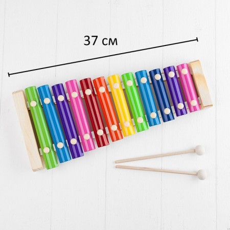 Toy musical metallophone, 12 tones-1