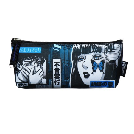 Penal soft, 1 department, 80 x 210 x 35 mm, voluminous, microfiber on PVC-one, Phoenix "Girl"-1