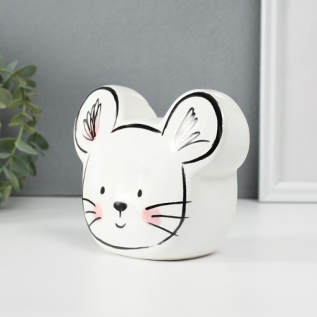 Piggy bank Ceramics "Cute Mouse" 8.9x14.8x11.8 cm-2
