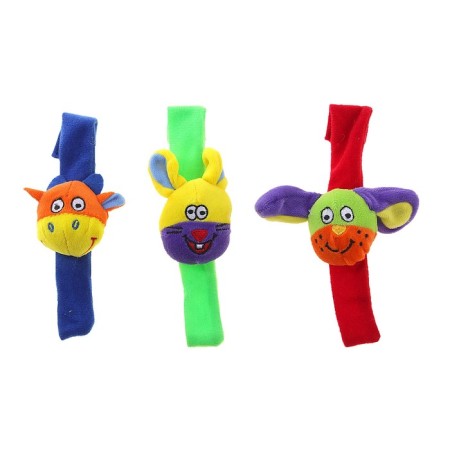 Toy with a rattle - bracelet, color mix