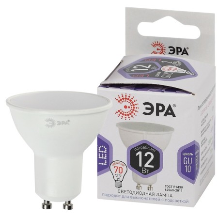 LED LED era Standard "Sofit", 12 W, GU10, 960 lm, 6000K, glow cold white