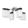 Ceiling lamp Freya Fr5101-CL-04-CN BICE, 510x510x200 mm, E14, 4x40W, color chromium