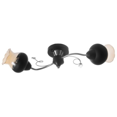 Avtal chandelier 2he27 40W black-chromium 53x20x23 cm Bayerlux