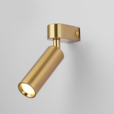 Wall lamp EUROSVET PITCH 20143/1, LED, 3 W, 4200K, 170LM, 65x37x155 mm, brass color