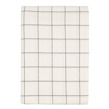 White cotton tablecloth in the Essential cage, size 170x250 cm