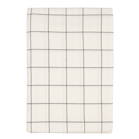White cotton tablecloth in the Essential cage, size 170x250 cm