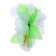 Hawaii set clip with a white flower, wreath