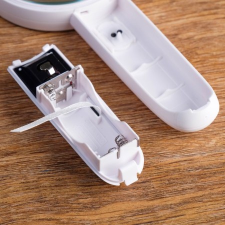 Lupa 3x, d = 8cm, with backlight, 2 aaa, white-5