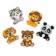 Maxi puzzles "Funny animals", 5 puzzles, 10 parts
