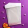 BOPP package with adhesive valve, transparent 16 x 20/4 cm, 25 μm