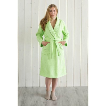 Women's bathrobe, shalka+kant, size 46, Salat, Makra
