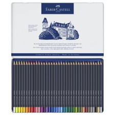 Artistic pencils Faber-Castell 36 colors, in a metal box