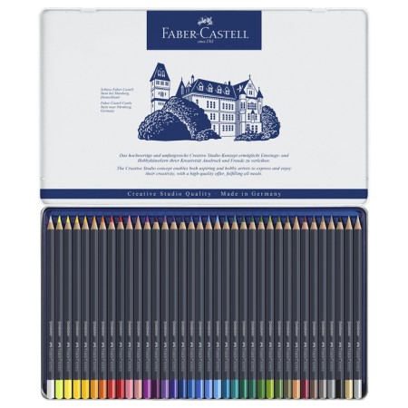 Artistic pencils Faber-Castell 36 colors, in a metal box