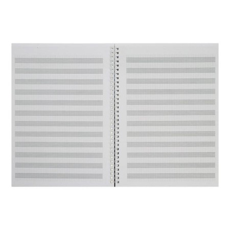 Notebook for notes A4, 50 sheets, on the crest, cover coated cardboard, glossy lamination, vertical, block 70 g/m2, mix-1