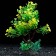 Artificial aquarium plant, 15 cm, green