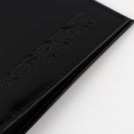 Cover for passport 5131 mr.president, black color, genuine leather-3