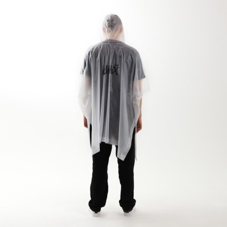 Rawland adult poncho “Go to...”, oversize, 44-52, 97 x 120 cm, white color-3