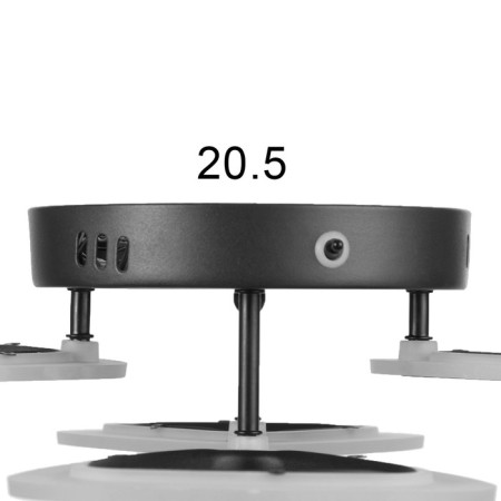 Causteen with PDU 59111/4BK LED 84W 3000-6000K Dimmer black 61.5x38x7.5 cm Bayerluux-7