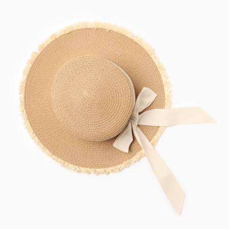 Women's hat minku, light brown color, rr 58-1
