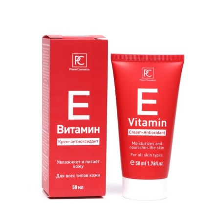 Cream-antioxidant for face with vitamin E, 50 ml