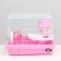 A cage for rodents "Pigzon", with a filling, 44.5 x 31 x 36.5 cm, pink