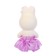 A toy of foam "Bunny with a flower", 13 cm