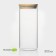 Glass Bank for bulk products with bamboo lid Bellatenero Eco, 900 ml, 8.5 × 20.5 cm