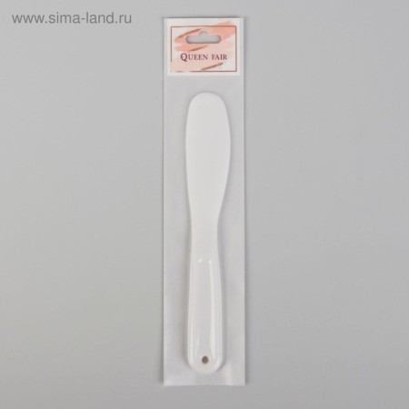 Spatula for depilation, 18.5 cm, white color-4
