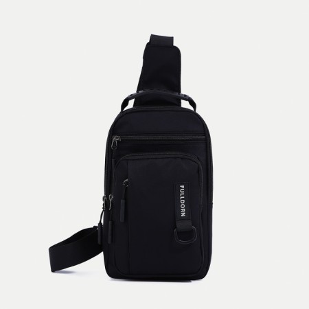 School bag, Fulldorn, textiles, black color-1