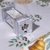 LED figure "Silver Lantern with an owl" 5 × 12 × 5 cm, plastic, batteries AG13x3, glow warm white