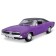 MASTO DIE-CAST 1969 Dodge Charger R/T, opening doors, 1:18, purple color