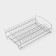 Dishes for dishes with a pallet 39 × 25 × 12 cm, color chromium