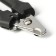 Light side claws with straight handles, a hole of 14 mm, black