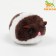 Vibrating toy, 5 cm, white-brown