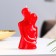 Figure candle "Lovers", 12 cm, red