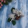 Decor "Winter Dreams" Silver Flower and Leaves, 16 cm