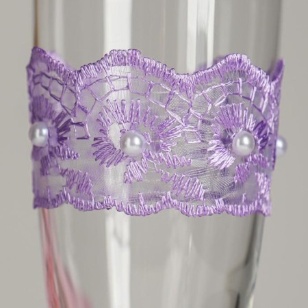 Set on the table of the newlyweds "Harmony", lilac-8