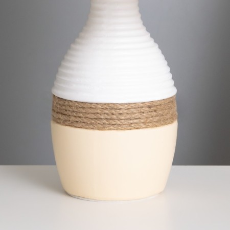 Table lamp "Daphne" 1x40W E14 white/beige 29x20x30cm-3