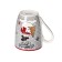 Porcelain shade mug "New Year. Snowman in a scarf ", 350 ml