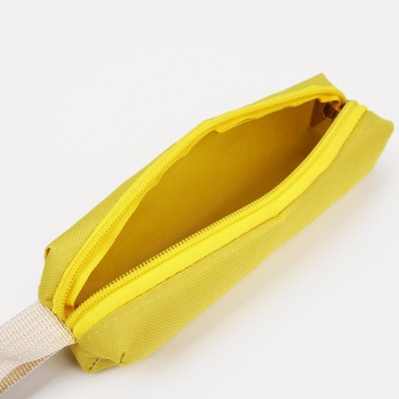 Set of backpacks on lightning from textiles, cosmetic bag, pencil case, yellow color-12