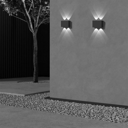 Architectural lamp MayToni Show O433WL-L4GF3K, LED, 120x40x80 mm, 4 W, 200 lm, 3000k, graphite-4