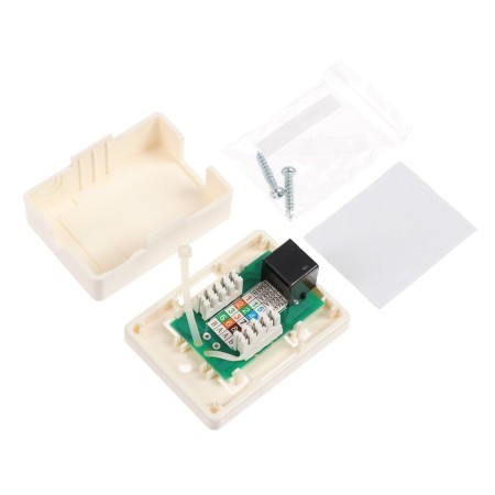 Computer outlet Rexant RJ-45, 1 port, invoice, CAT 5E-2